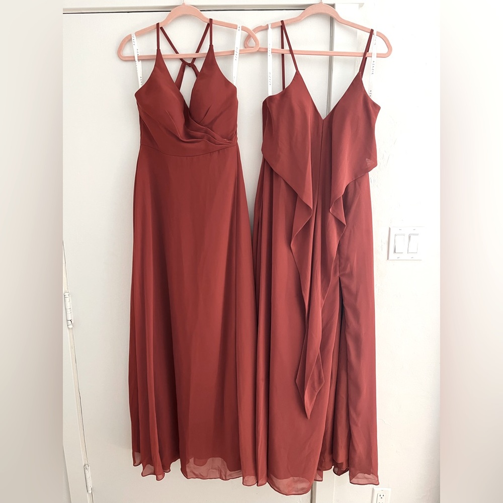 2 x Azazie Bridesmaid Dresses Size 6